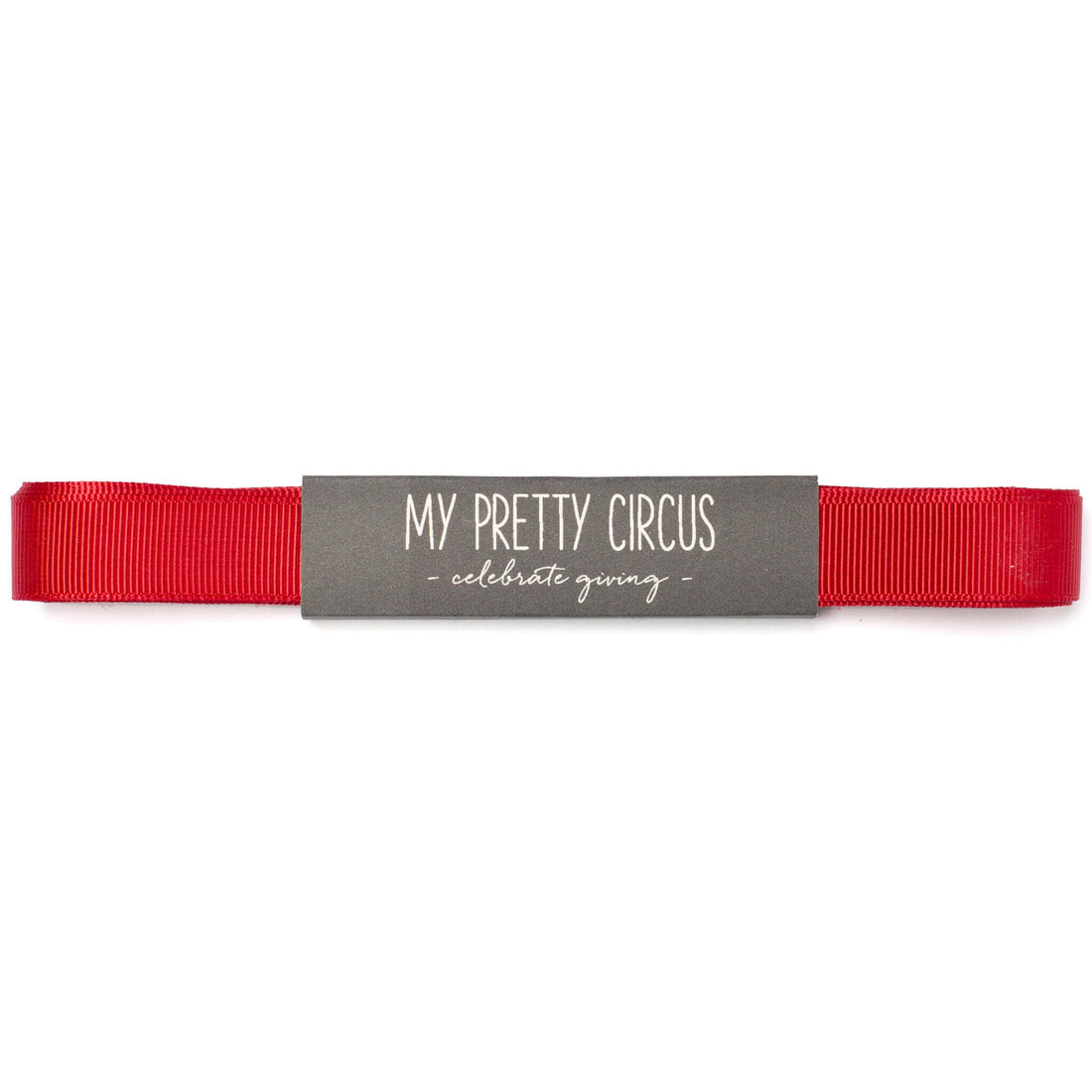Dunkelrotes Geschenkband: 16mm Rips- Schleifenband | My Pretty Circus | RB-16G1823-DR