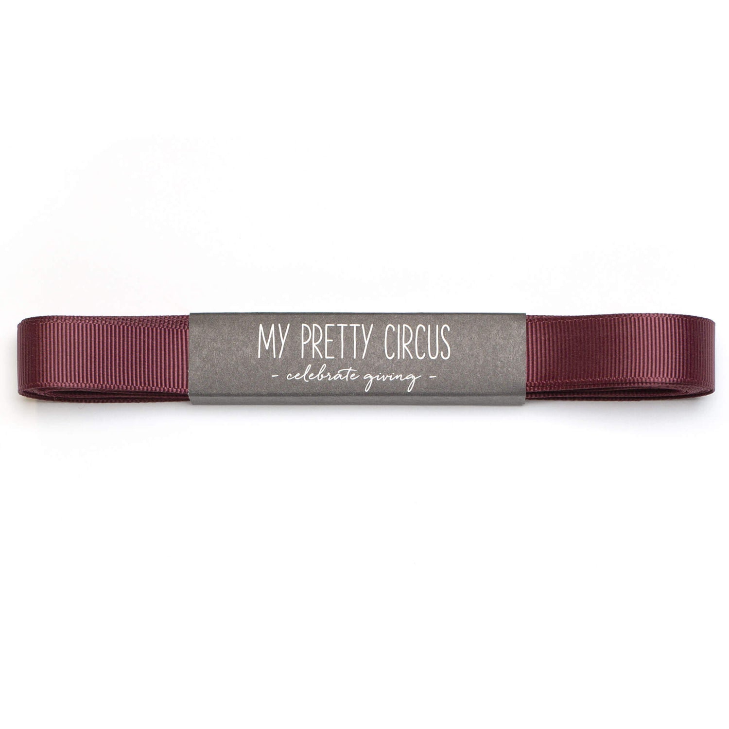 Weinrotes Geschenkband: 16mm Rips- Schleifenband | My Pretty Circus | RB-16G2229-RW