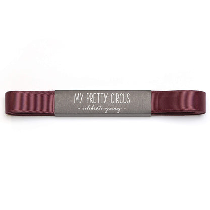 Weinrotes Geschenkband: 16mm Rips- Schleifenband | My Pretty Circus | RB-16G2229-RW