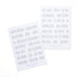 Sticker "Hurra" eckig weiss 