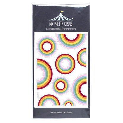 Sticker Regenbögen 